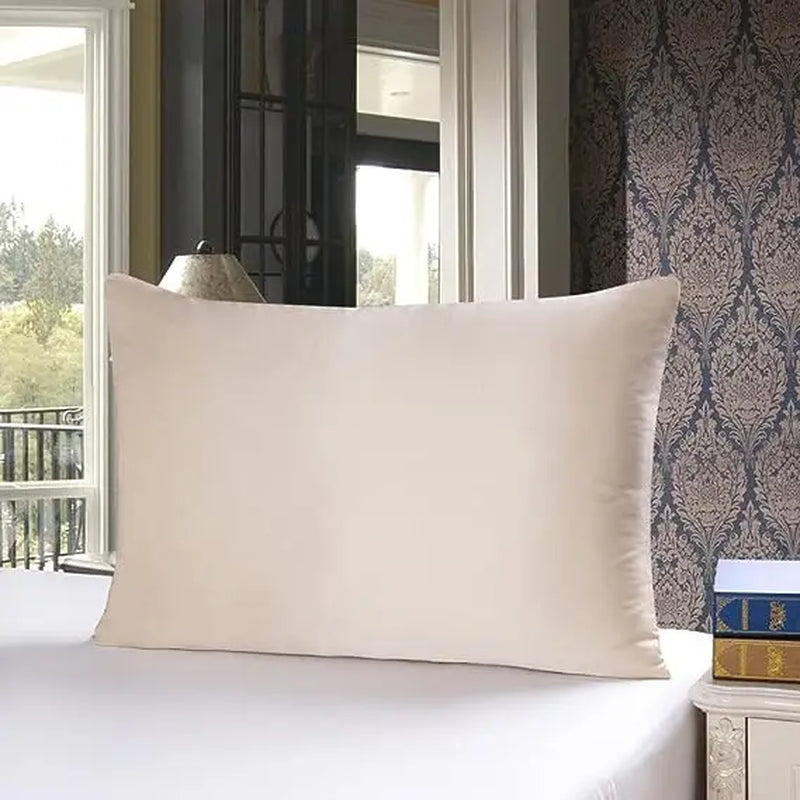 100% Natural Mulberry Silk Pillowcase 19Momme Pure Silk Pillow Case with Hidden Zipper
