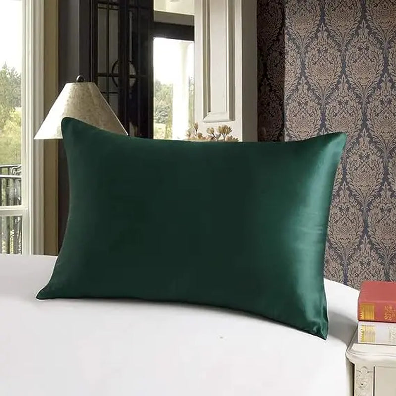 100% Natural Mulberry Silk Pillowcase 19Momme Pure Silk Pillow Case with Hidden Zipper