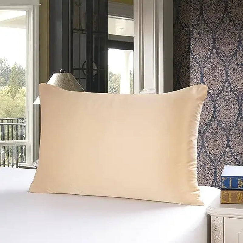 100% Natural Mulberry Silk Pillowcase 19Momme Pure Silk Pillow Case with Hidden Zipper