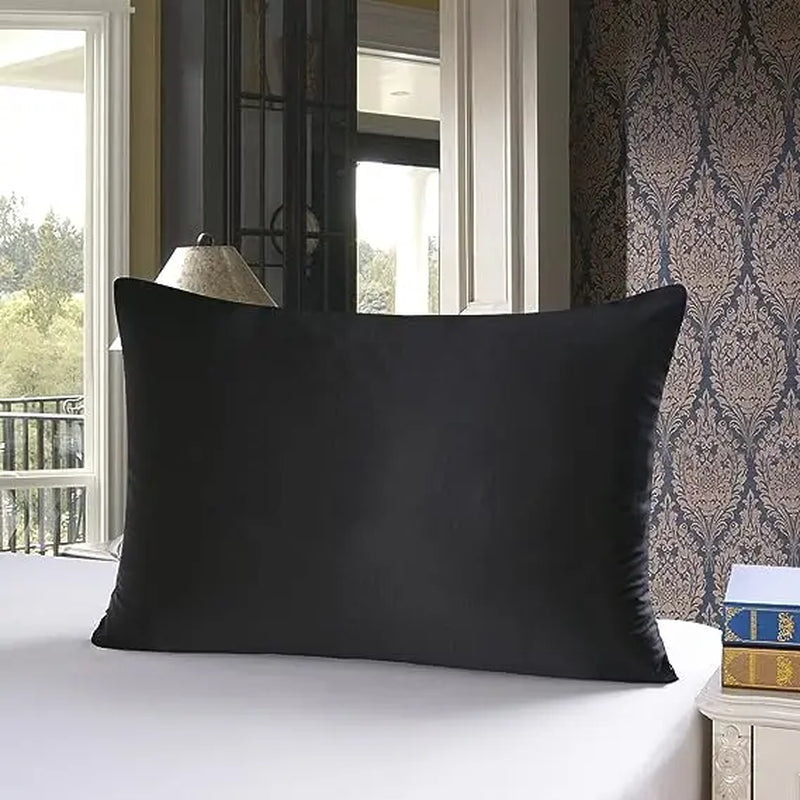 100% Natural Mulberry Silk Pillowcase 19Momme Pure Silk Pillow Case with Hidden Zipper